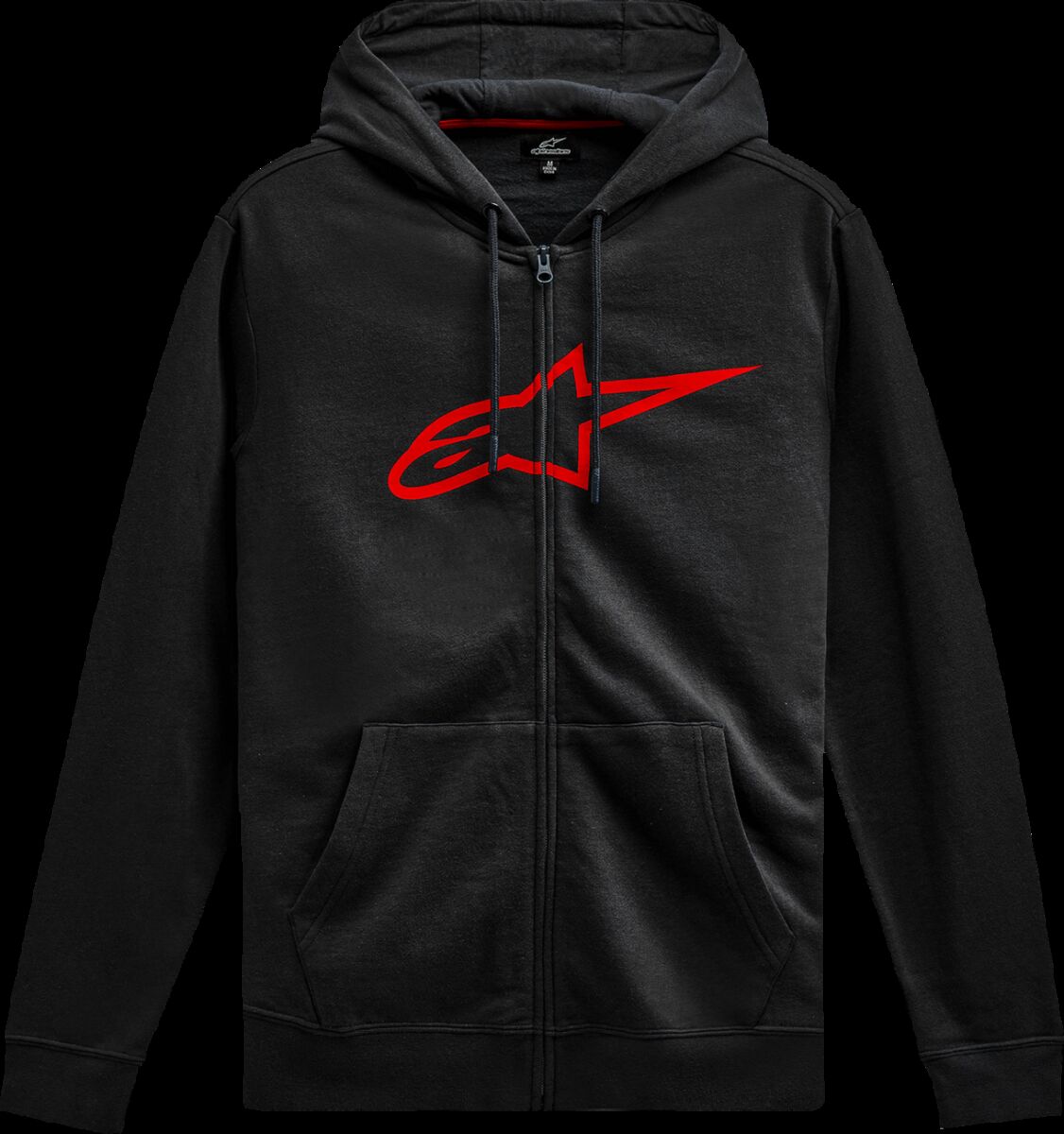 HOODIE ZIP AGELESS V3 BLK/RD X