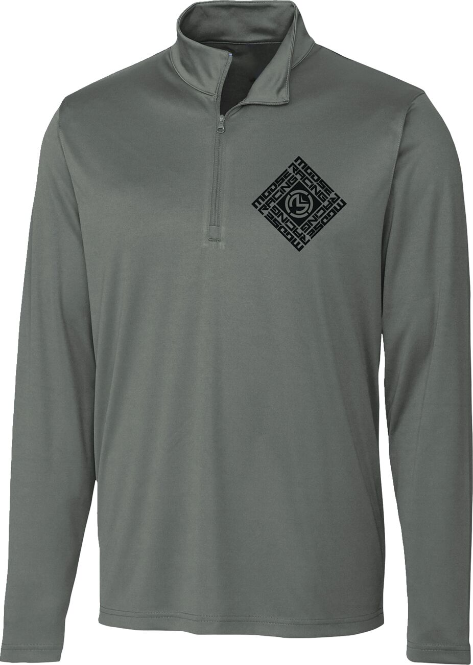 PULLOVER SPIN SYNC 1/4 ZIP GRA