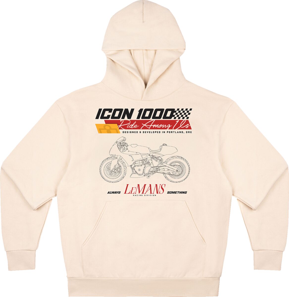 HOODIE ALWAYS SOMETHING IVORY
