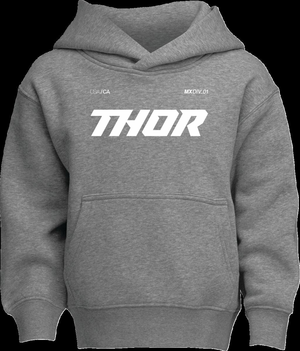 HOODIE YOUTH BRAVE HTR GRAY SM