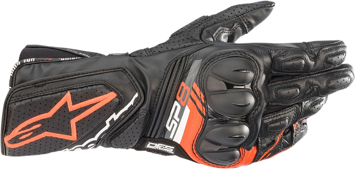 GLOVE SP-8 V3 BLACK/RED S