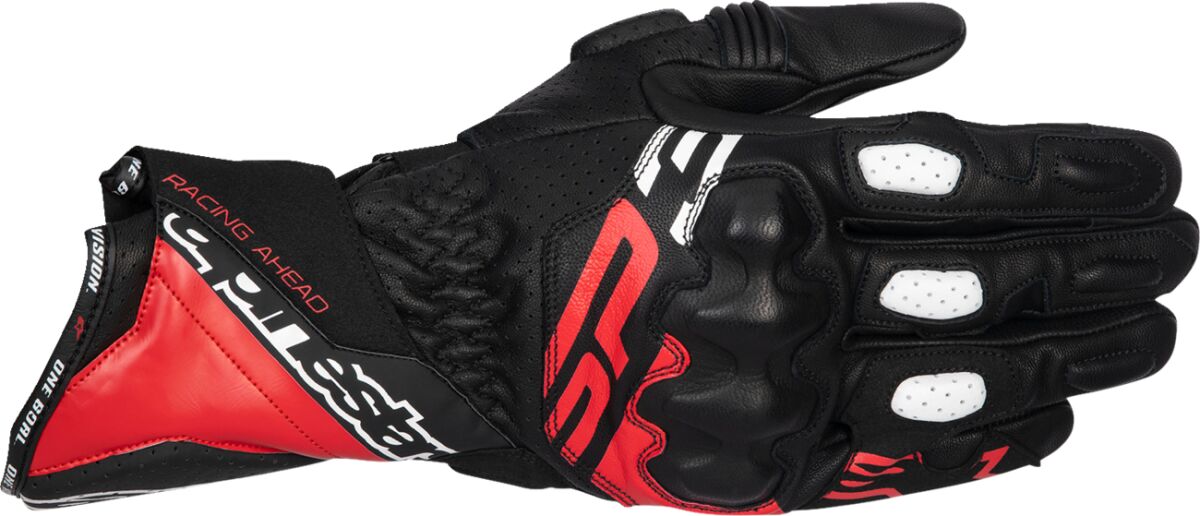 GLOVE SP-3 BLK/BRT RD/WHT 2X