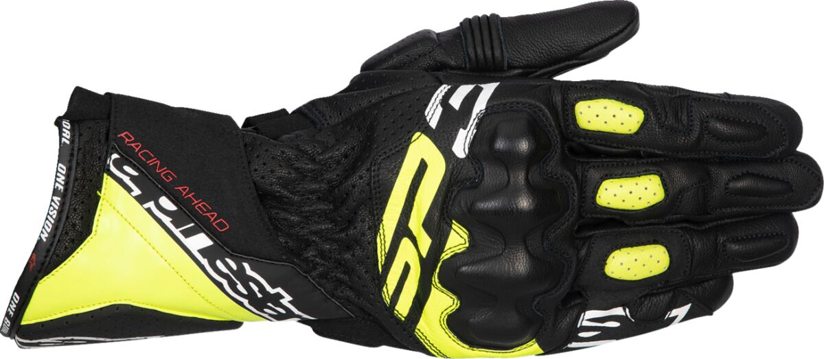 GLOVE SP-3 BLK/FLUO YEL/WHT L