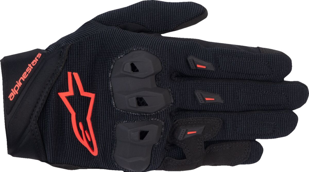 GLOVES 4W SP X 1 BK/RD FL M