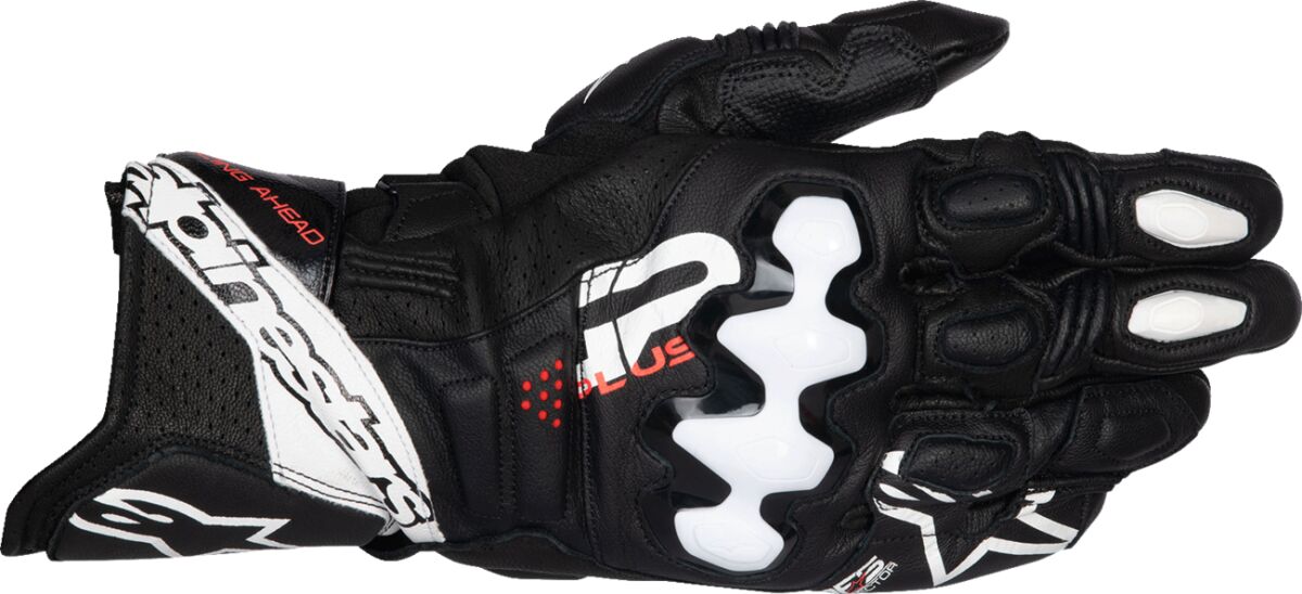 GLOVE GP+ R V3 LTHR BLK/WHT M