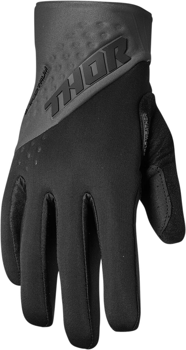 GLOVE SPECT COLD BK/CH SM