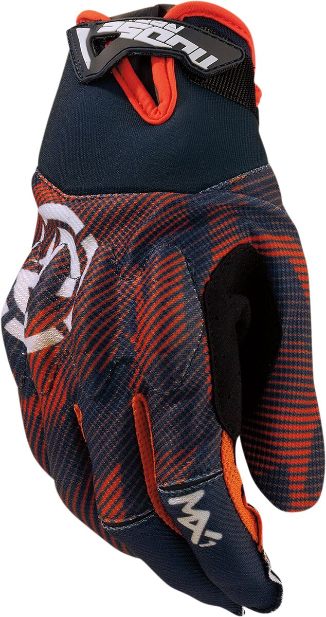 GLOVE MX1 GY/OR SM