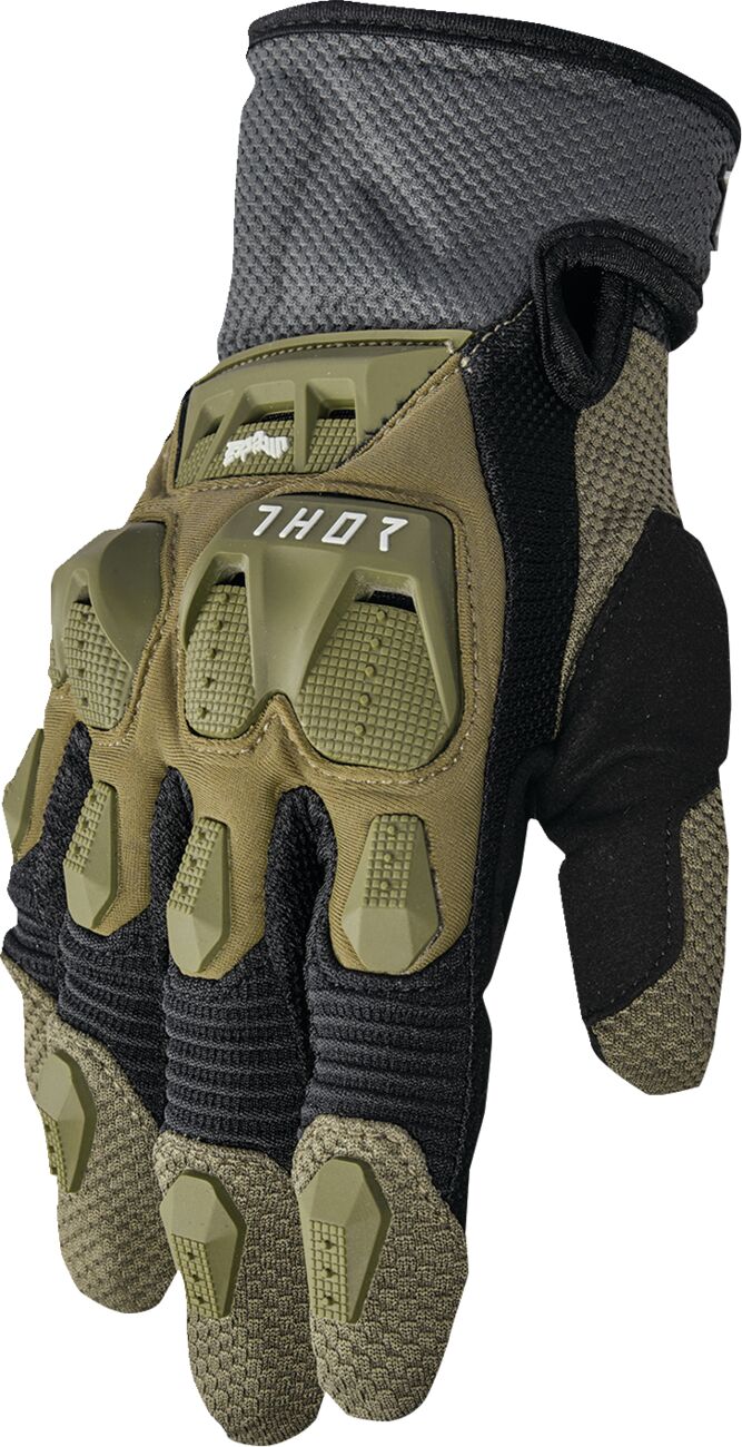 GLOVE TERRAIN ARMY/CHARCOAL XL