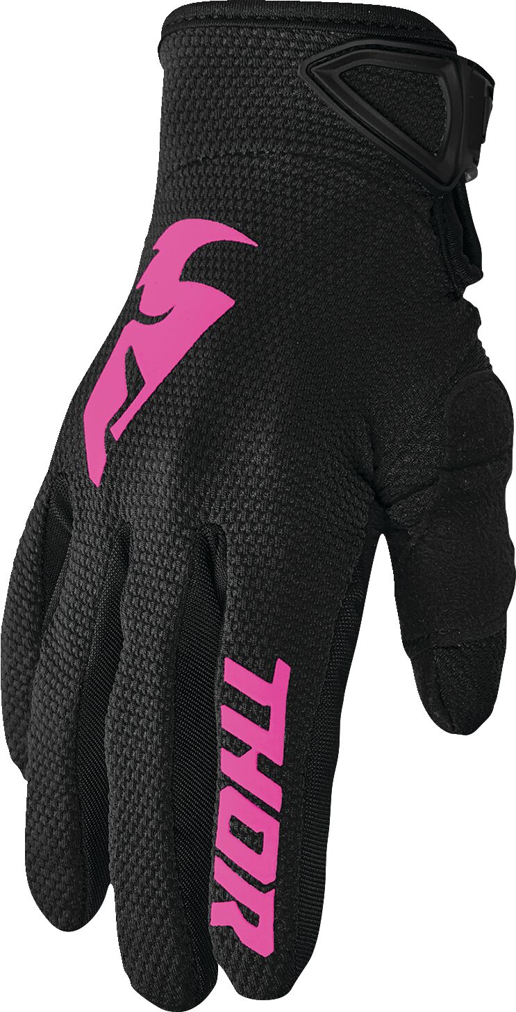 GLOVE WMN SECTOR BK/PK XL