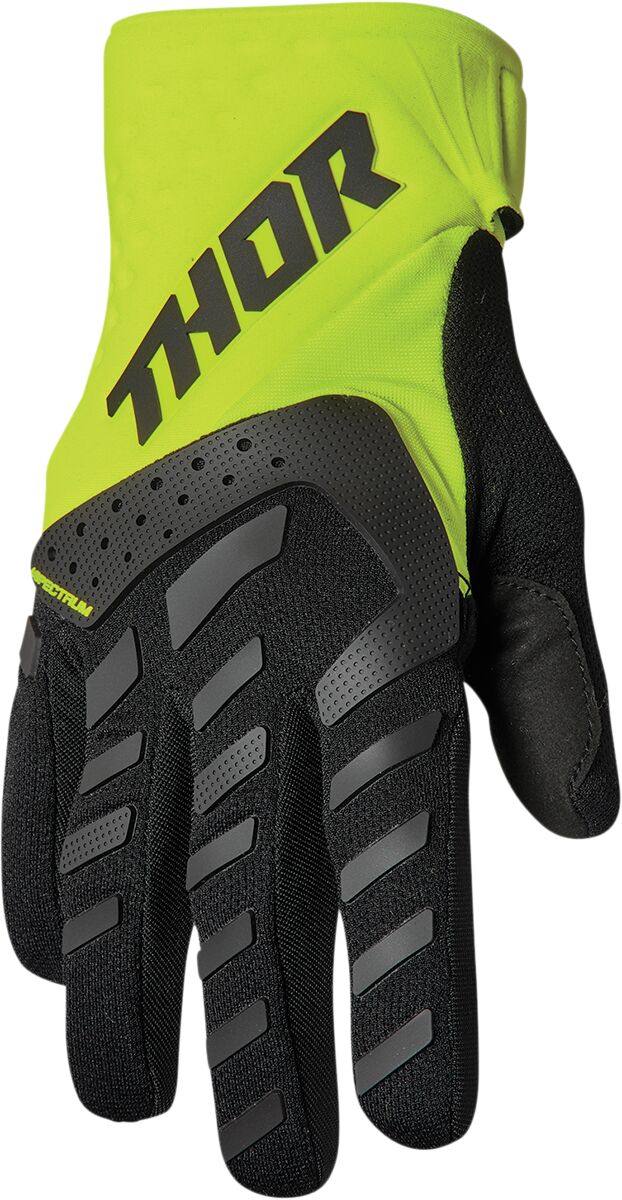GLOVE SPCTRM YT BK/AC XS