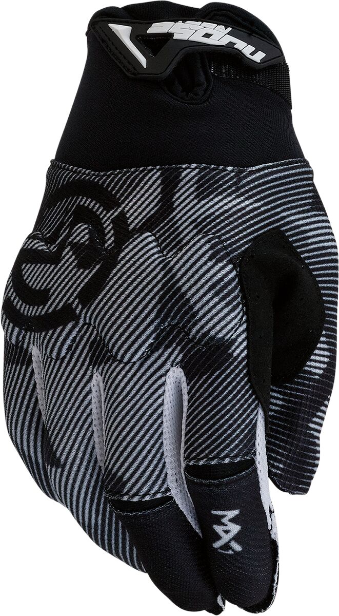GLOVE YOUTH MX1 BK/WH LG