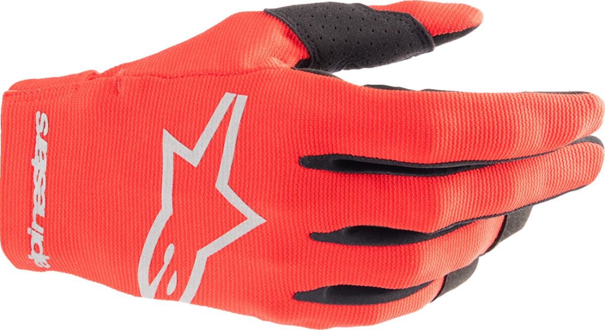 GLOVE YTH RADAR RED/SL L