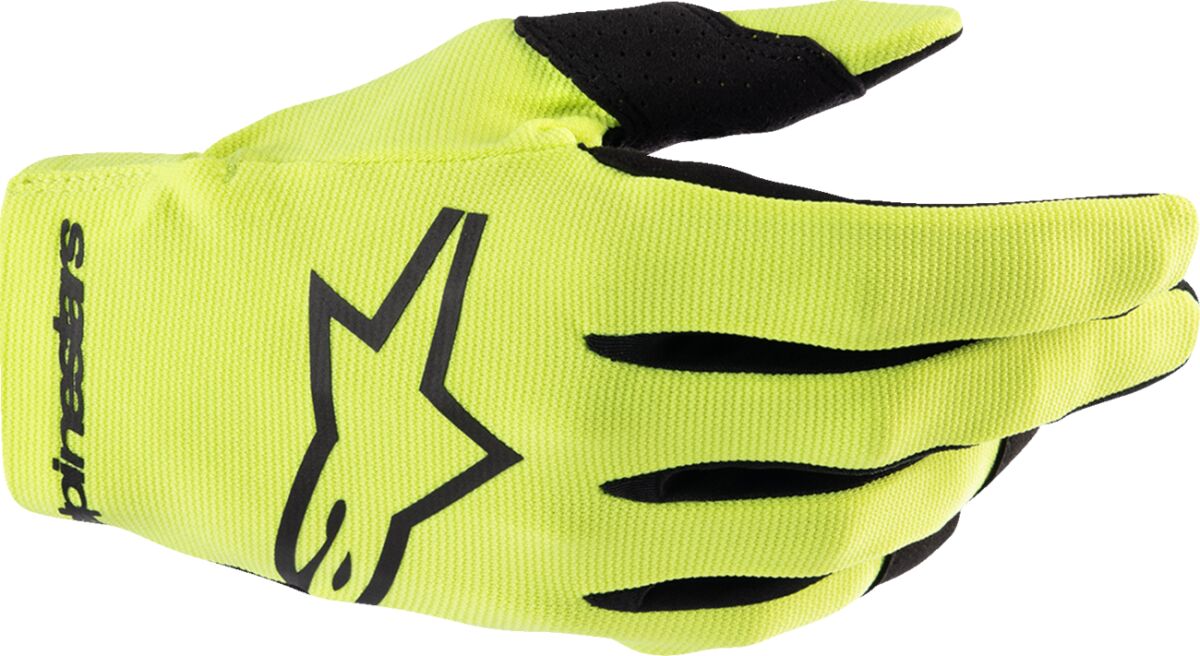 GLOVE YTH RADAR YLW/BK S