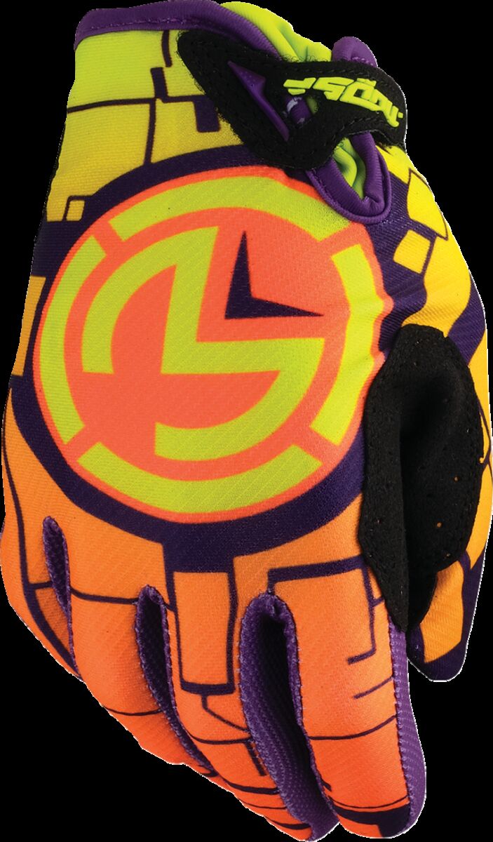 GLOVE YOUTH SX1 ORANGE/GREEN L