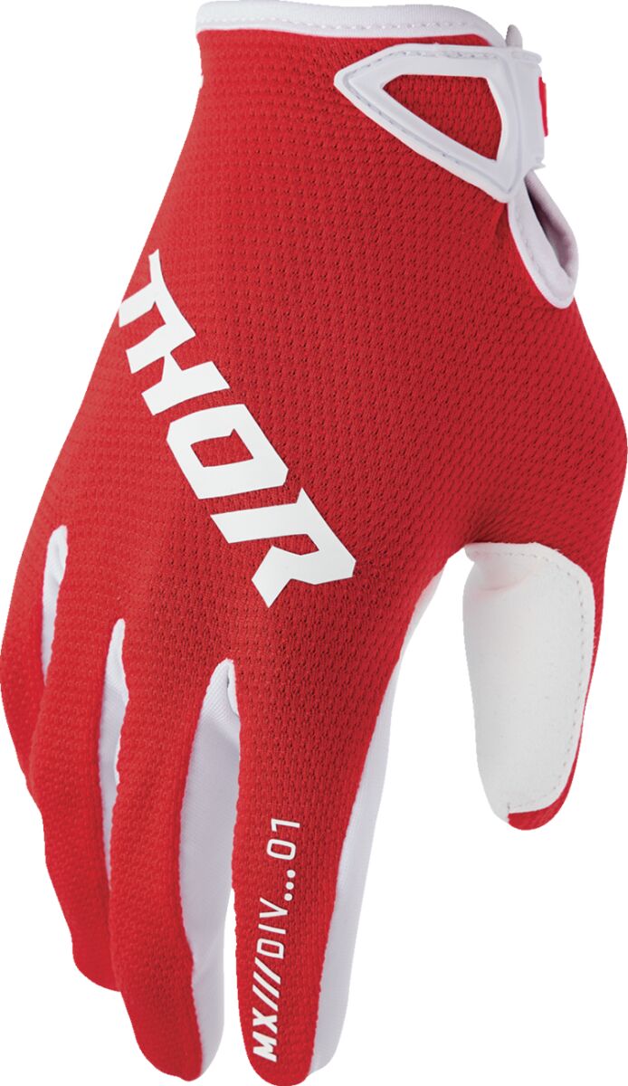 GLOVES YTH RIDEMODE STATIC RED