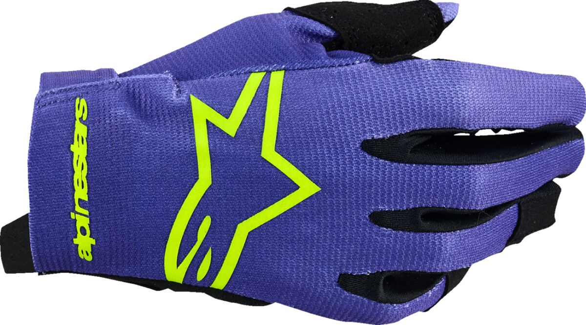 GLOVES YTH RADAR PURPLE/YELLOW