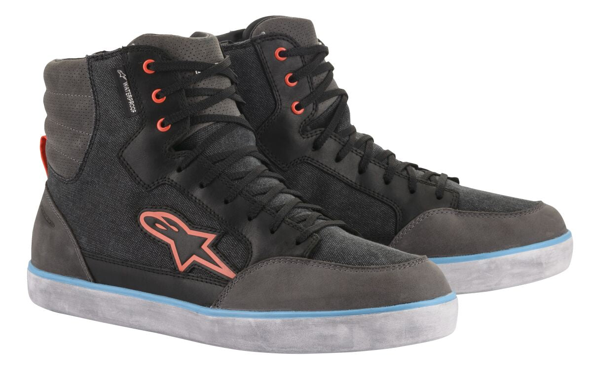 SHOE J-6 WP BK/GY/BL 10