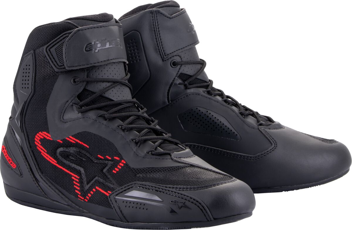 SHOE FAST3-RK BLK/G/RED 10