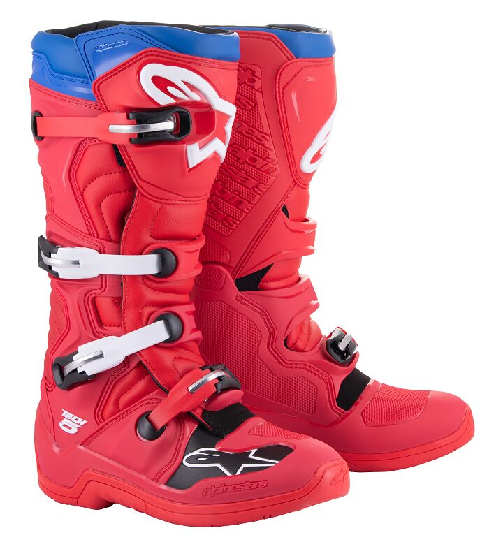 BOOT TECH5 RED/BLUE 8