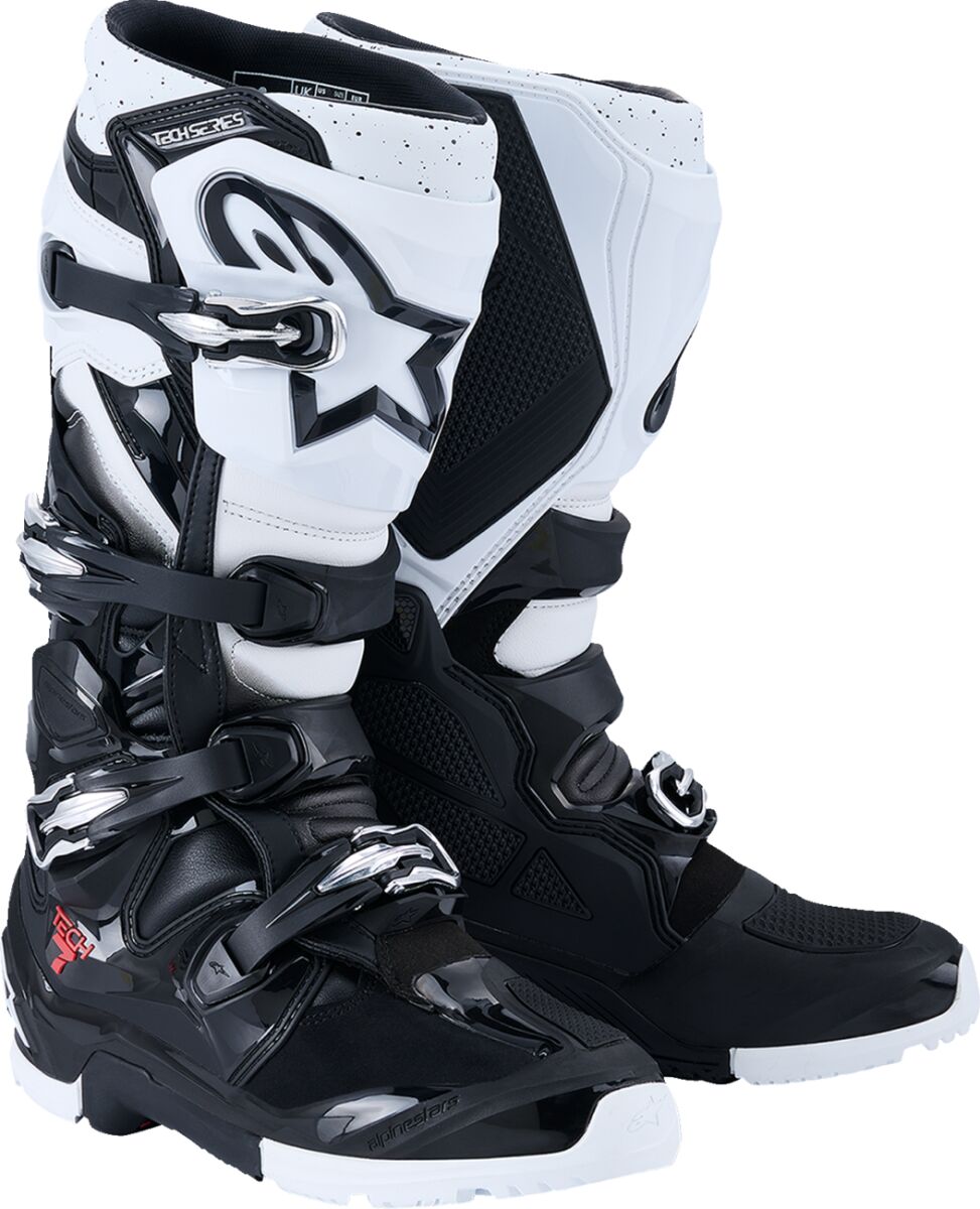 BOOT TECH 7 ENDURO BLK/WHT 5