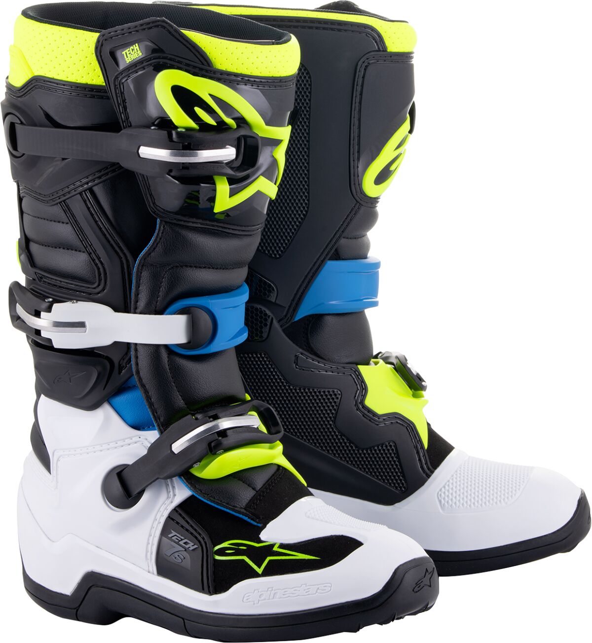 BOOT TECH7S BK/BL/YL 5