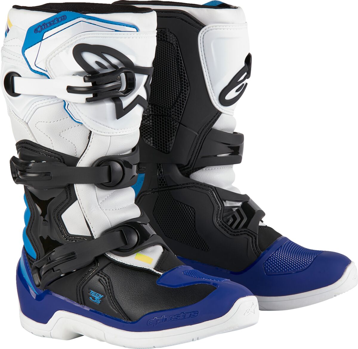 BOOT TECH3S YTH WT/BK/B 4