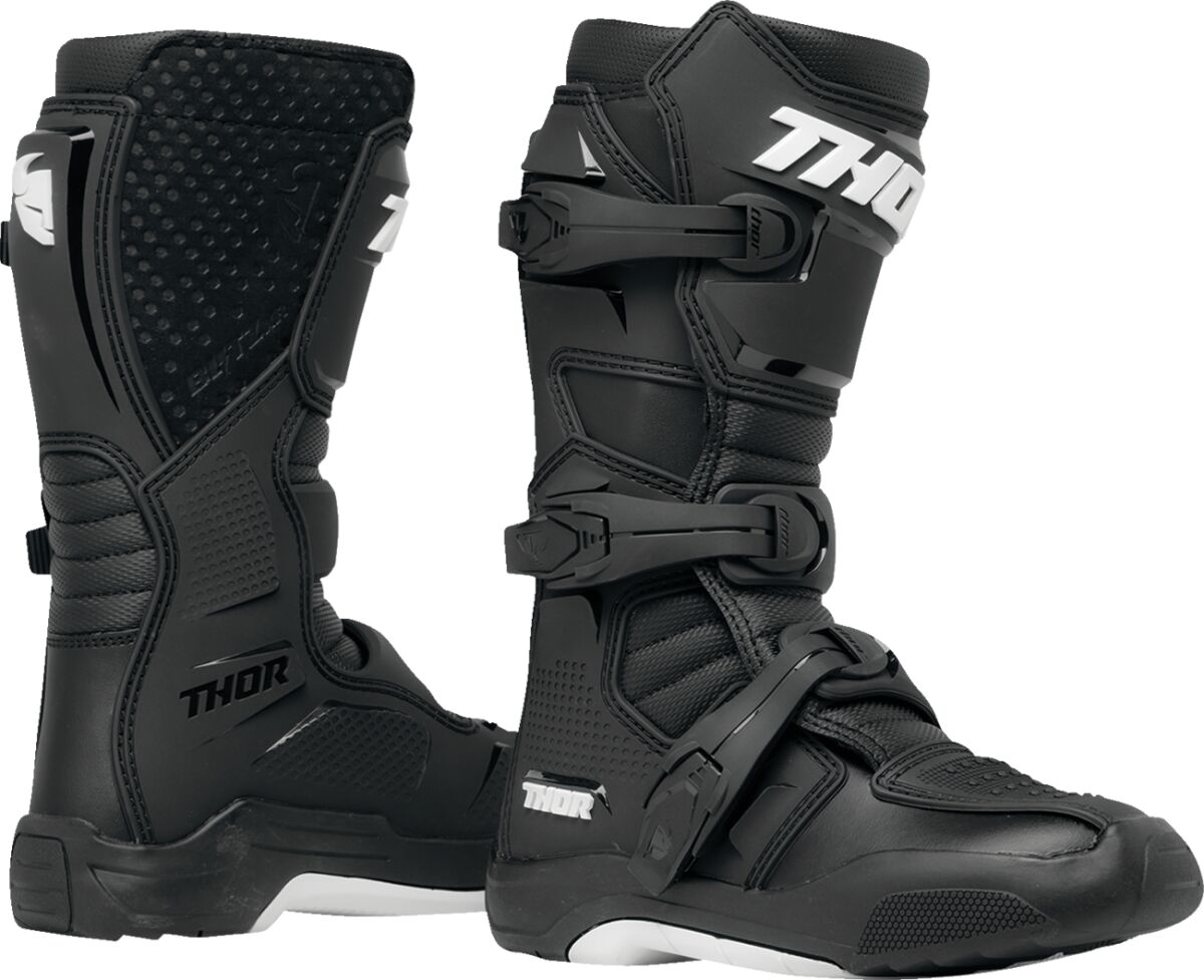BOOT YTH BLITZ XR BK/WH 1