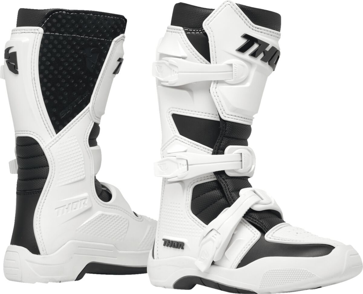 BOOT YTH BLITZ XR WH/BK 3