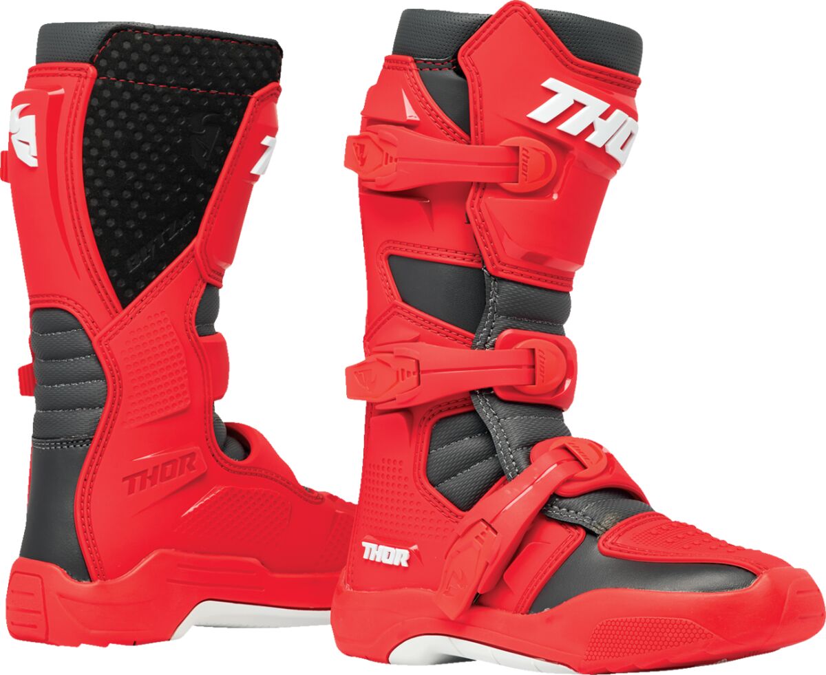 BOOT YTH BLITZ XR RD/CH 4