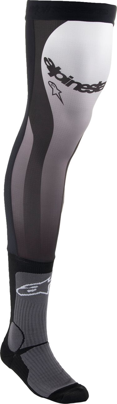 SOCK KNEE BRACE BLK/WT SM