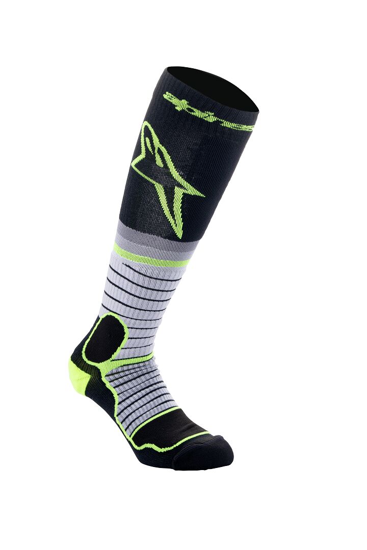 SOCK MX PRO BLK/GY/YLW S