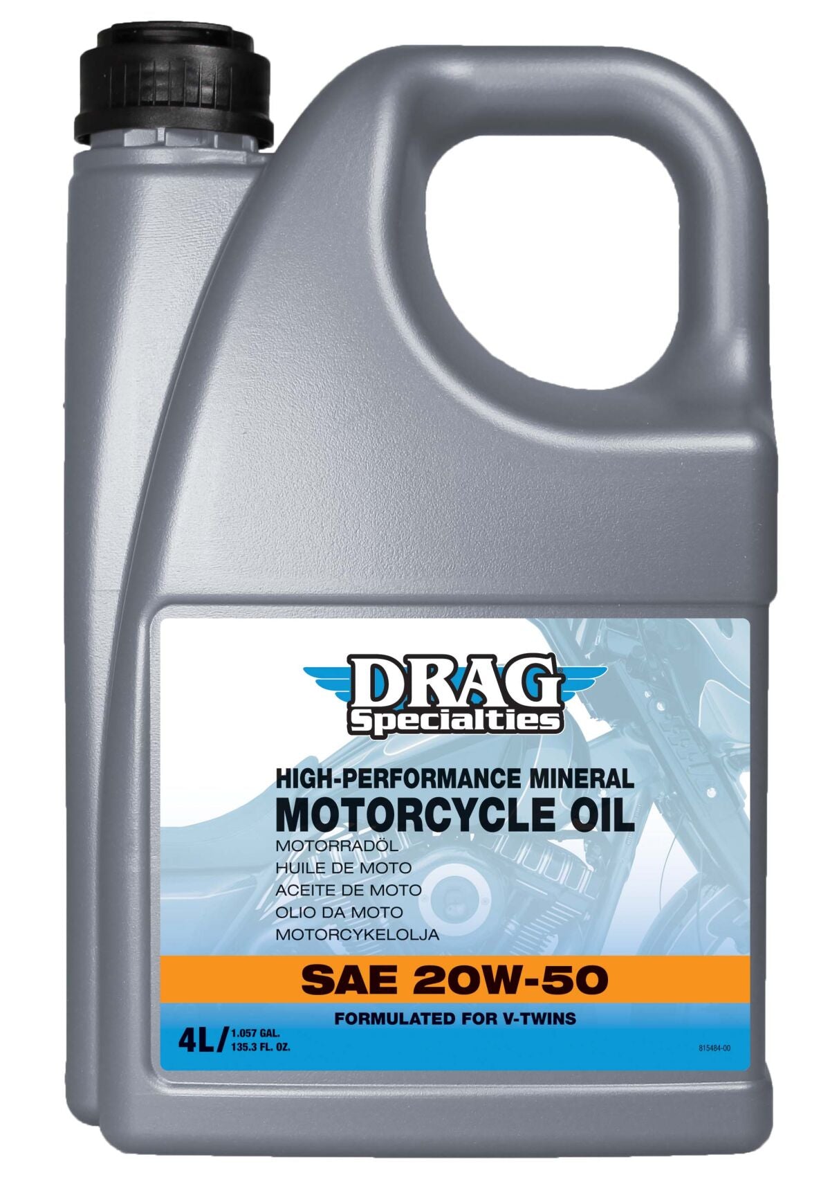 OIL E-DRAG 20W50 MIN 4L