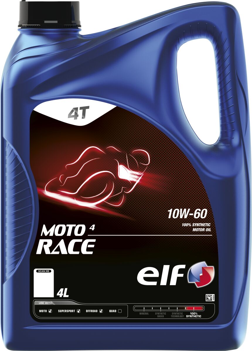 OIL MOTO 4 RACE 10W60 SYN 4L