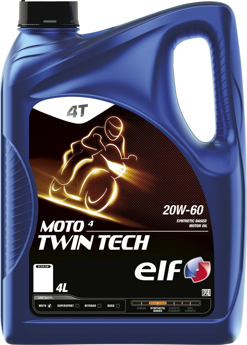 OIL MOTO 4 TWIN TECH 20W60 SYN