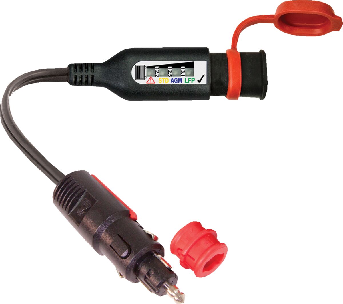 VOLT TESTER 4LED AUTO/DIN