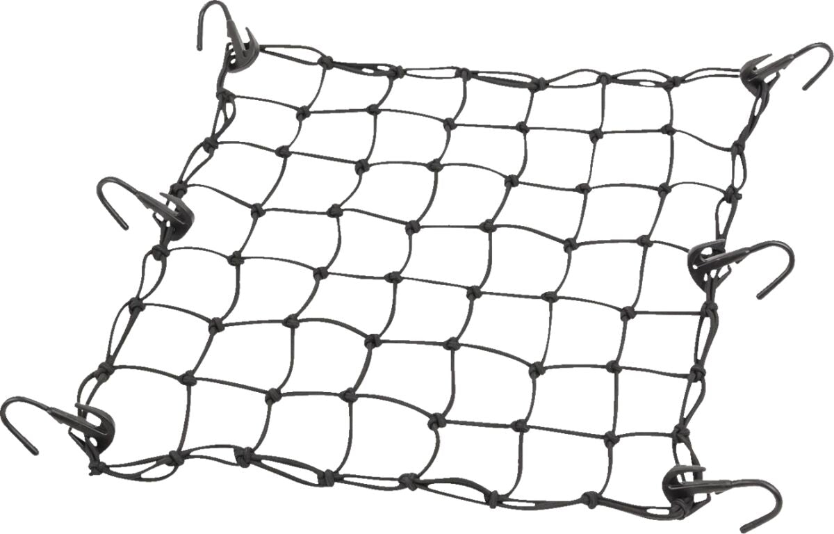 CARGO NET ADJUSTABLE BLACK 15X