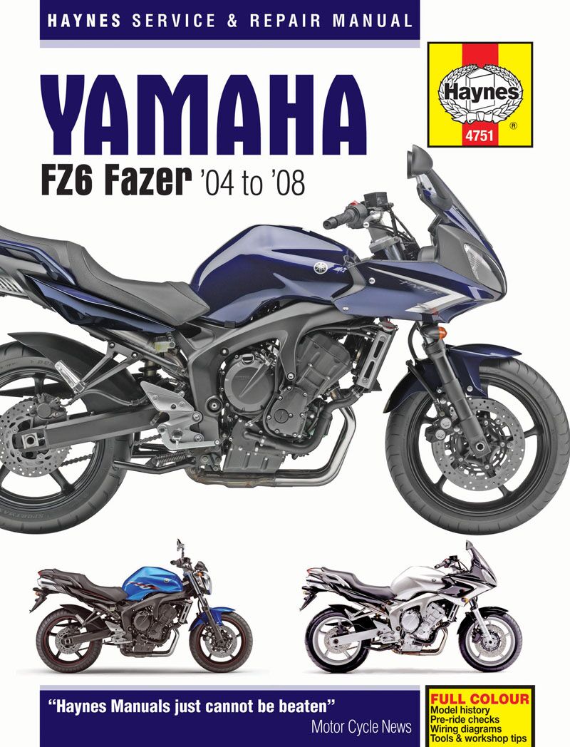 YAMAHA FZ6 FAZER 04 - 08