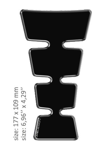 TANK PAD GOLD SHAPE SEPARATED