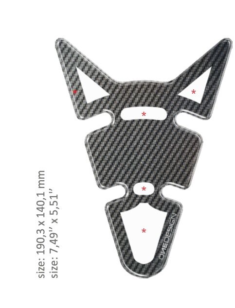 TANK PAD CARBON WAYOUT