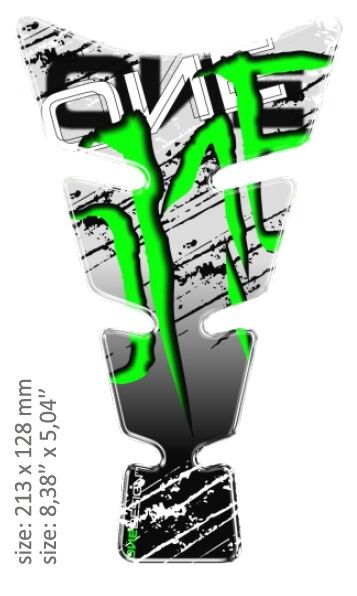 TANK PAD SPIRIT SCRATCHES GRN