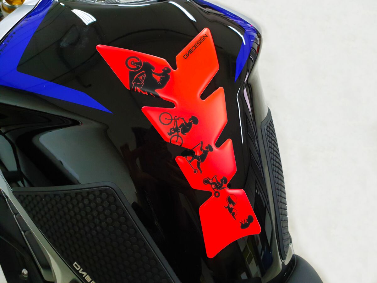 TANKPAD MATT FLUO RED