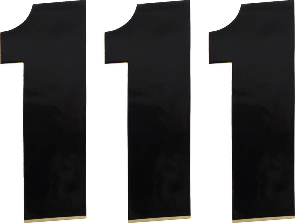 NUMBER MOOSE #1 6 BLACK
