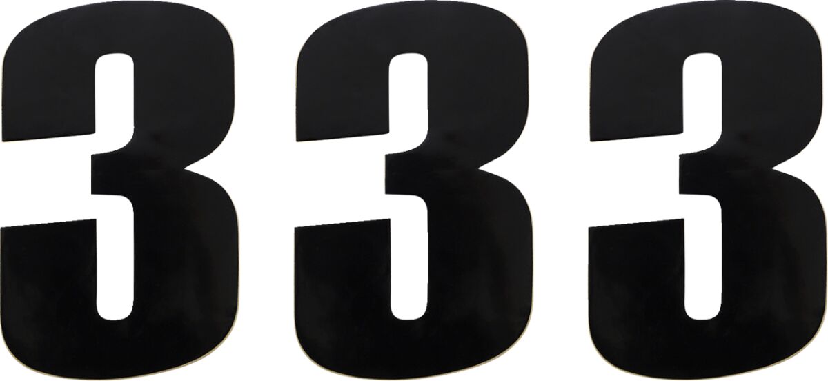 NUMBER MOOSE #3 6 BLACK