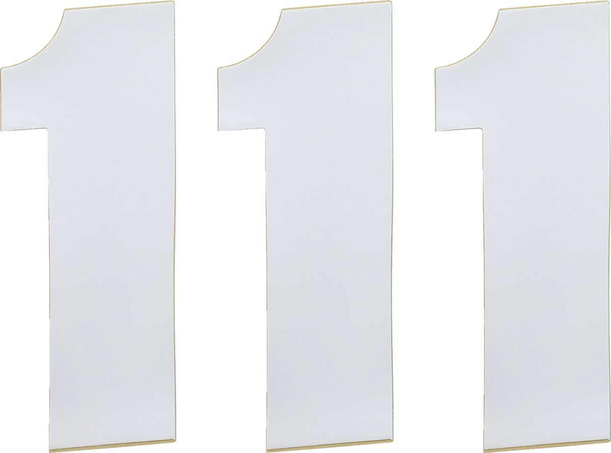 NUMBER MOOSE #1 6 WHITE