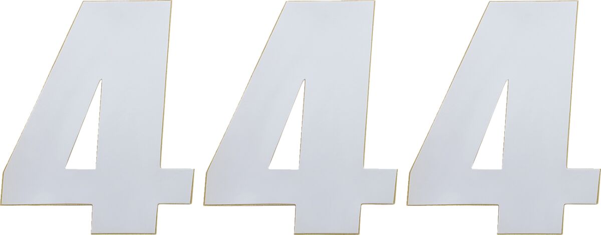 NUMBER MOOSE #4 6 WHITE