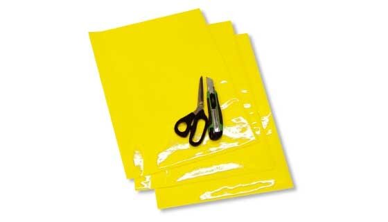 SHEET 47X33CM FLUO YL