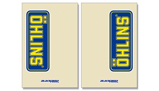 FORK STICKERS OHLINS CL