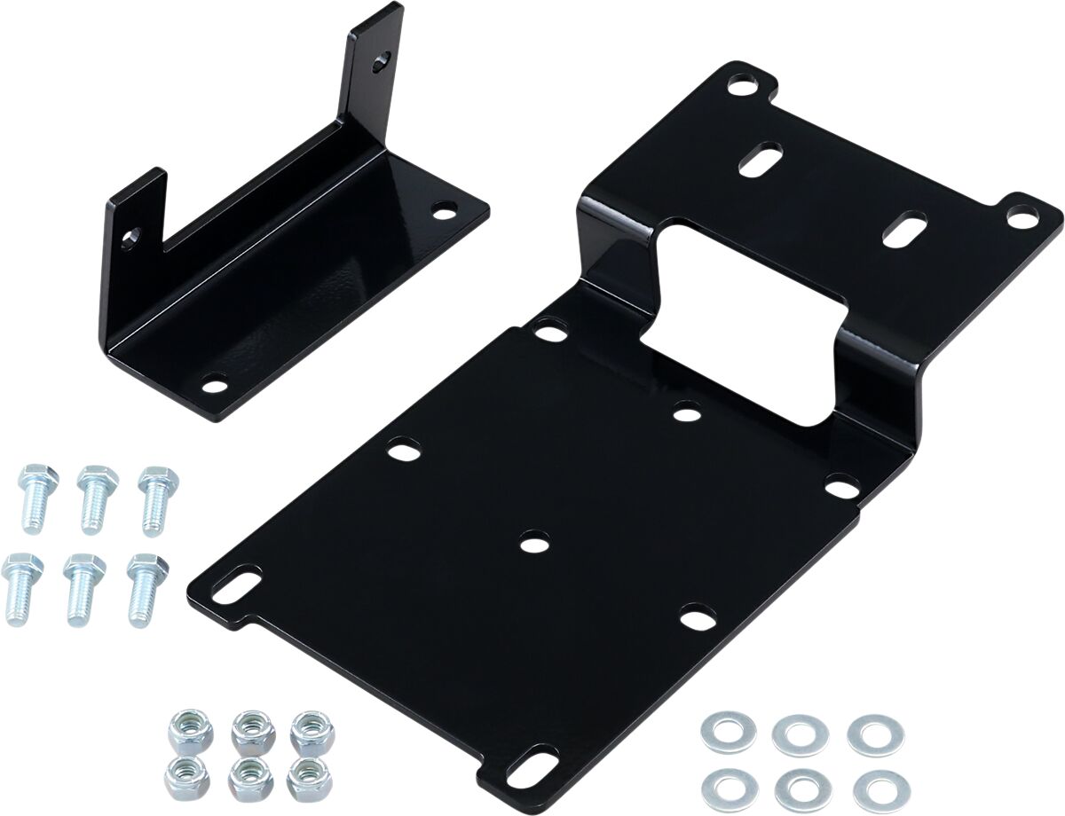 WINCH MOUNT MUD UTV POL