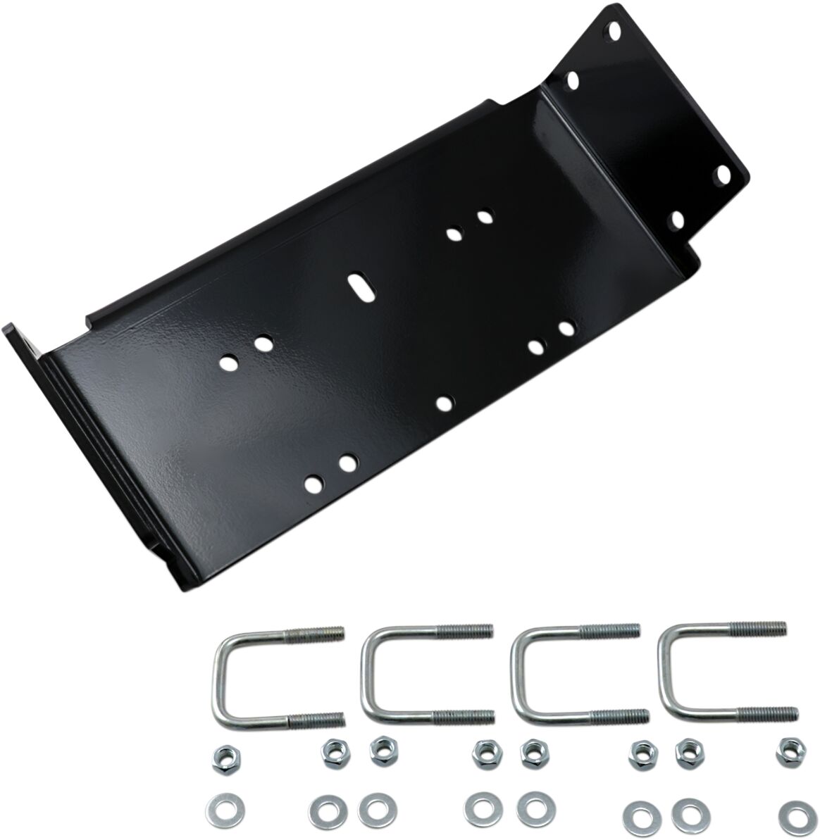 WINCH MOUNT MUD UTV POL