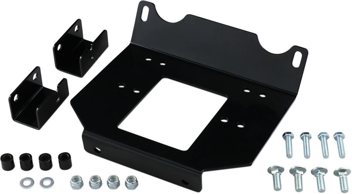 WINCH MOUNT MUD UTV POL